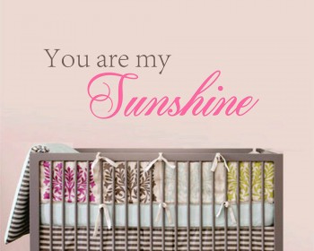 You Are My Sunshine Quotes Wall Art Stickers